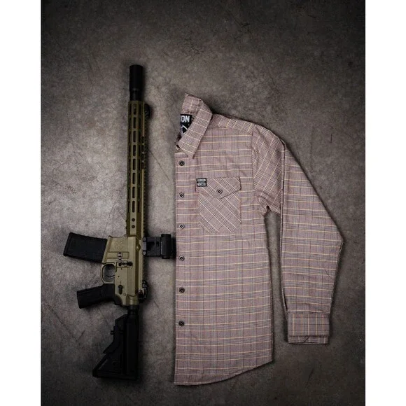 DIXXON Flannel Johnny Noveske Rifleworks Houndstooth Brand New In Bag